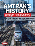 Book cover for Amtrak's History Through It's Equipment