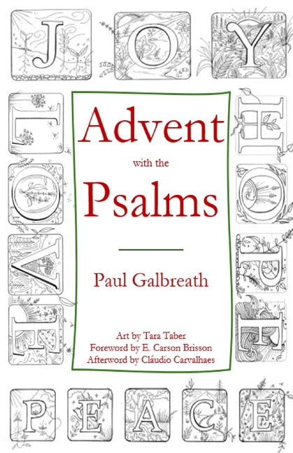 Book cover for Advent with the Psalms