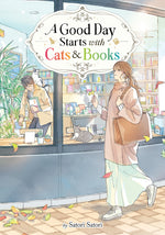 Book cover for Good Day Starts with Cats and Books (Light Novel)