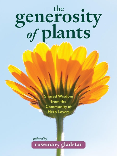 Book cover for Generosity of Plants: Shared Wisdom from the Community of Herb Lovers