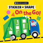 Book cover for Brain Games - Sticker by Shape: On the Go! (for Kids Ages 3-6)