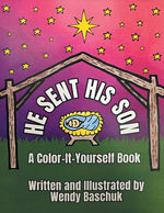 Book cover for He Sent His Son: A Color-It-Yourself Book
