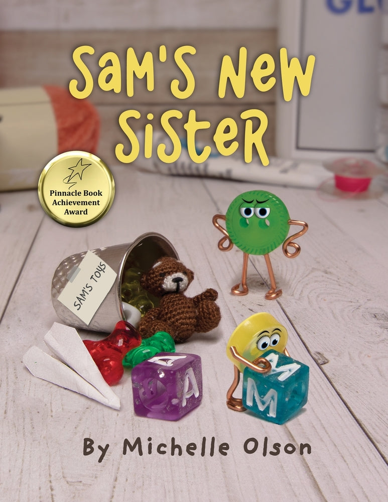 Book cover for Sam's New Sister: A Sidesplitting Spin on Sibling Rivalry, Jealousy, and Big Brother Emotions for Kids 4-8