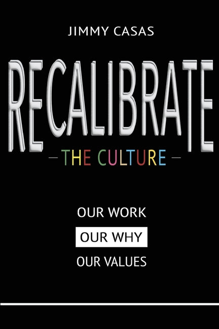 Book cover for Recalibrate the Culture: Our Why...Our Work...Our Values: Our