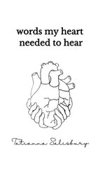 Book cover for words my heart needed to hear
