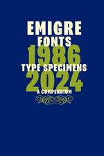 Book cover for Emigre Fonts: Type Specimens 1986-2024