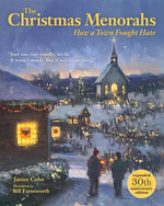 Book cover for The Christmas Menorahs: How a Town Fought Hate