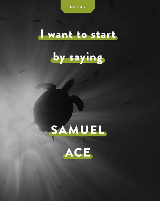 Book cover for I Want to Start by Saying
