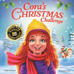 Book cover for Cora's Christmas Challenge: A Magical Story of Friendship, Festive Fun, and the Spirit of Giving