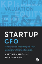 Book cover for Startup CFO: A Field Guide to Scaling Up Your Company's Finance Function