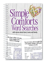 Book cover for Simple Comforts Word Searches