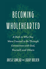 Book cover for Becoming Wholehearted: A Path to Who You Were Created to Be Through Connection with God, Yourself, and Others