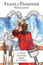 Book cover for Feast of Passover Haggadah: A Meal & Storytelling Guide for Christians (Israel Lighthouse)