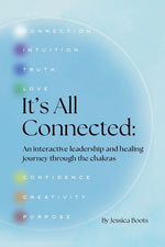 Book cover for It's All Connected: An interactive leadership and healing journey through the chakras