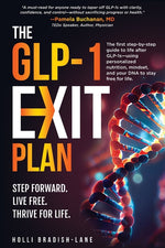 Book cover for GLP-1 Exit Plan: The first step-by-step guide to life after GLP-1s-using personalized nutrition, mindset, and your DNA to stay free for life.