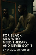 Book cover for For Black Men Who Need Therapy and Never Got It