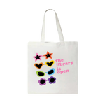 Allstora: The Library Is Open Tote Bag