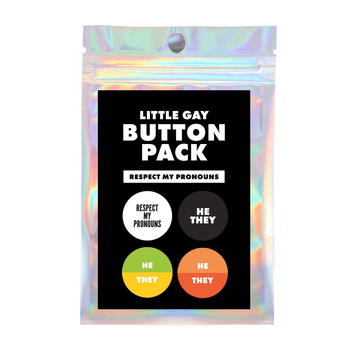 Button Pack: Respect My Pronouns