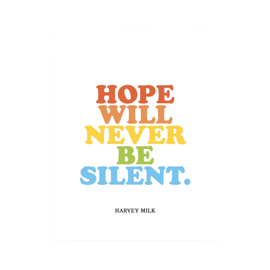 Hope Will Never Be Silent