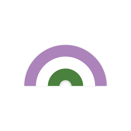 Genderqueer Flag - Pride Rainbow