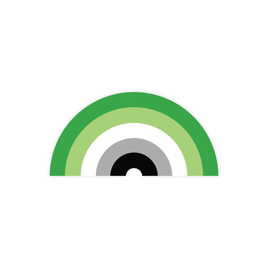 Aromantic Flag - Pride Rainbow