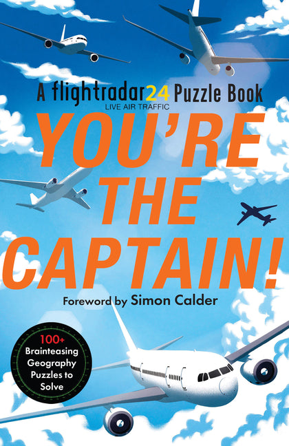 Book cover for You're the Captain!: A Flightradar24 Puzzle Book