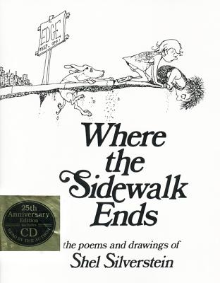 Book cover for Where the Sidewalk Ends: Poems and Drawings [With CD]