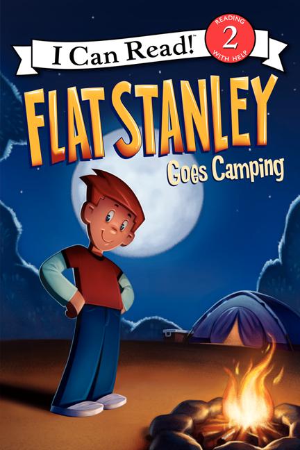 Book cover for Flat Stanley Goes Camping