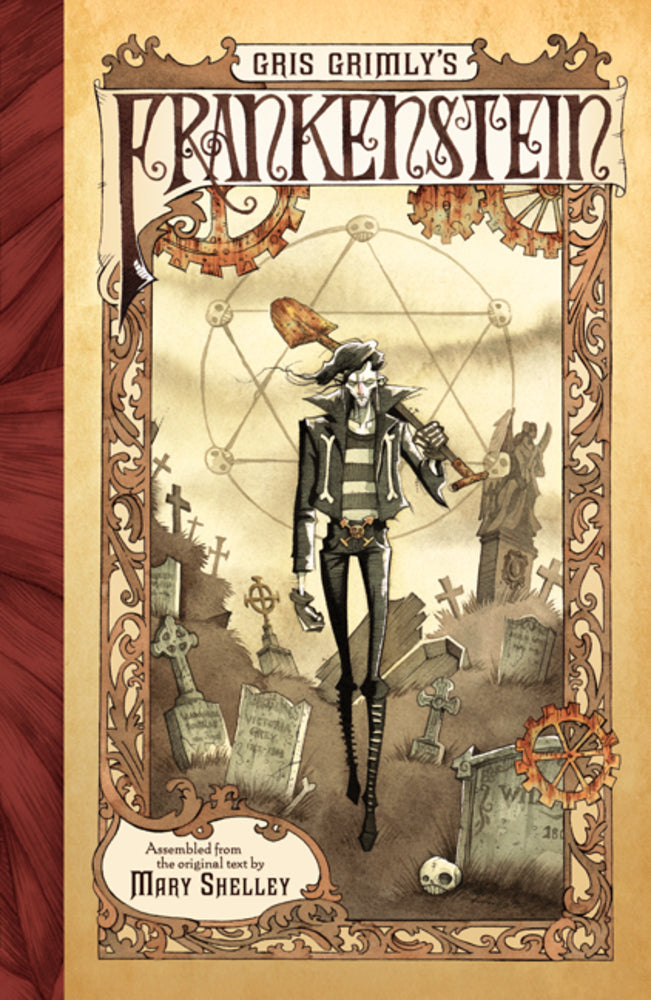 Book cover for Gris Grimly's Frankenstein