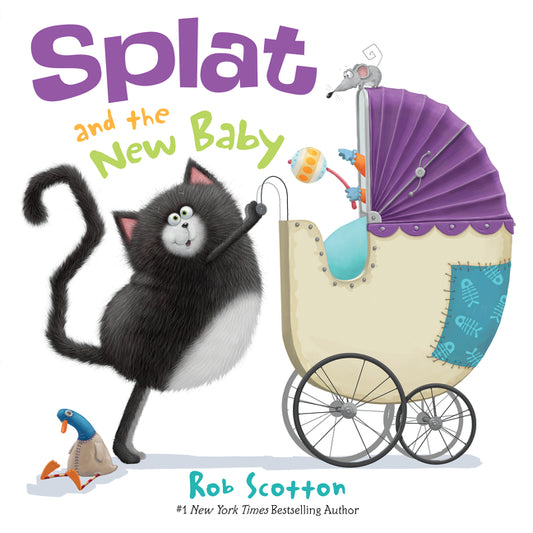 Book cover for Splat and the New Baby
