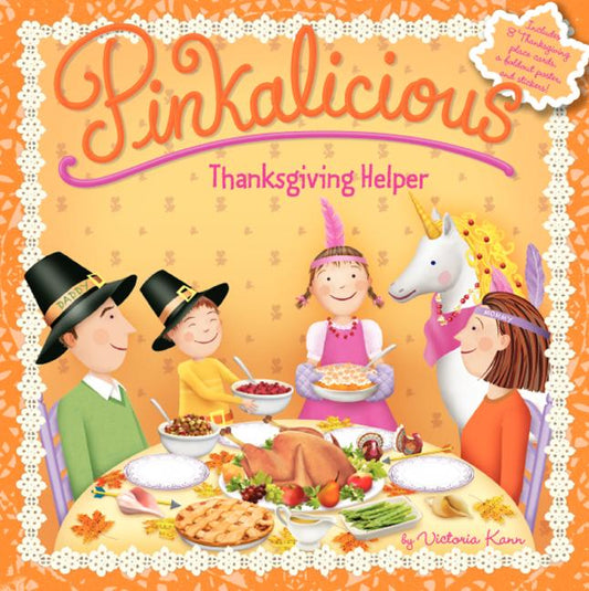 Book cover for Pinkalicious: Thanksgiving Helper