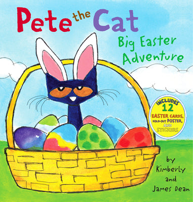 Book cover for Pete the Cat: Big Easter Adventure: An Easter and Springtime Book for Kids [With 12 Easter Cards and Poster]