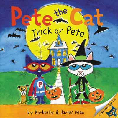 Book cover for Pete the Cat: Trick or Pete: A Halloween Book for Kids