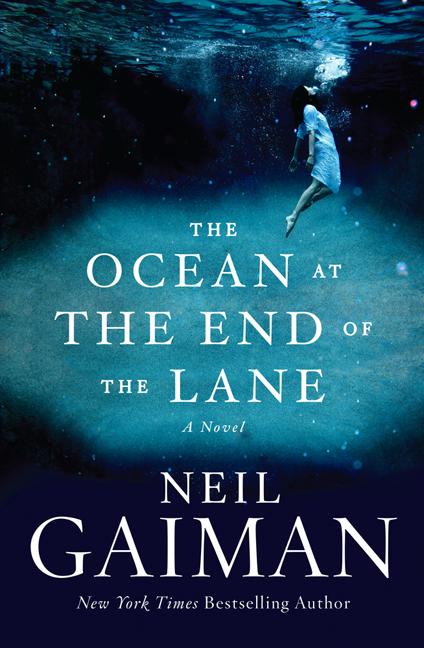 Book cover for The Ocean at the End of the Lane