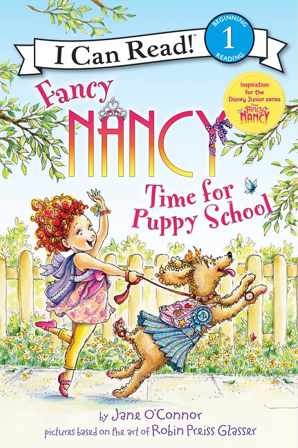 Book cover for Fancy Nancy: Time for Puppy School