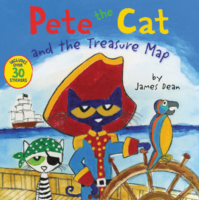 Book cover for Pete the Cat and the Treasure Map