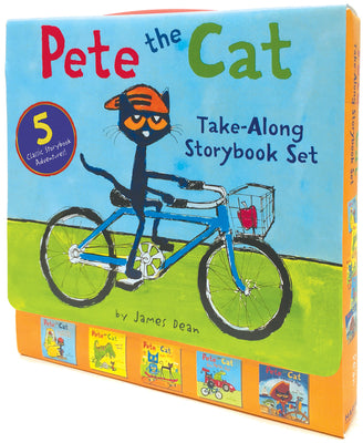 Book cover for Pete the Cat Take-Along Storybook Set: 5-Book 8x8 Set
