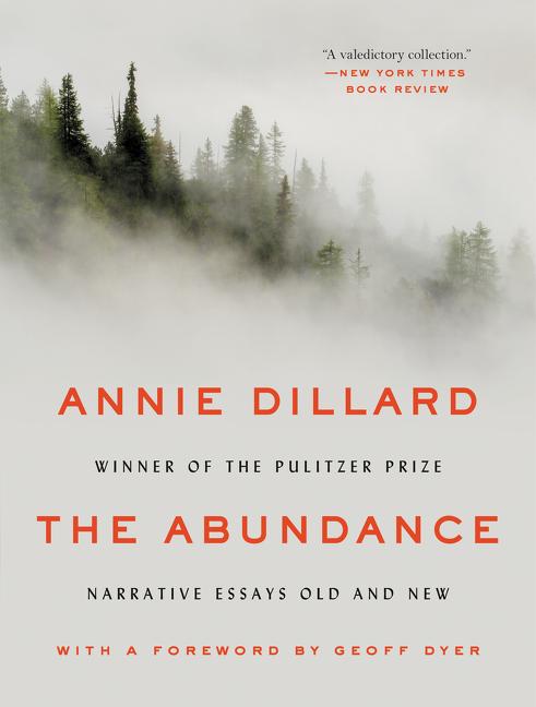 Book cover for The Abundance: Narrative Essays Old and New