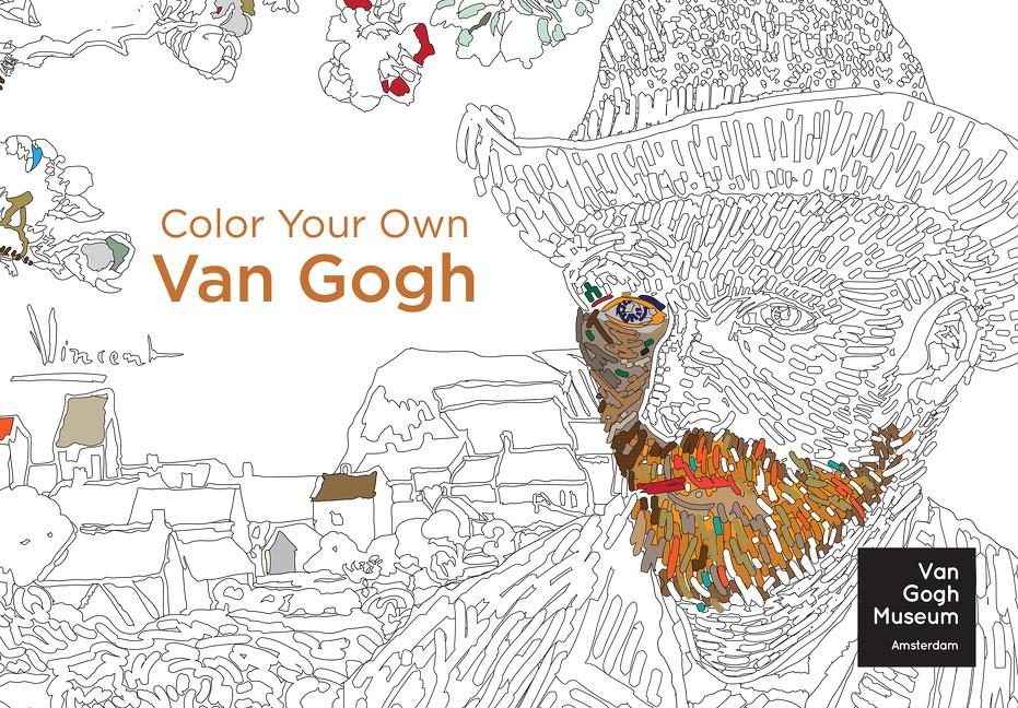 Book cover for Color Your Own Van Gogh: A Coloring Book