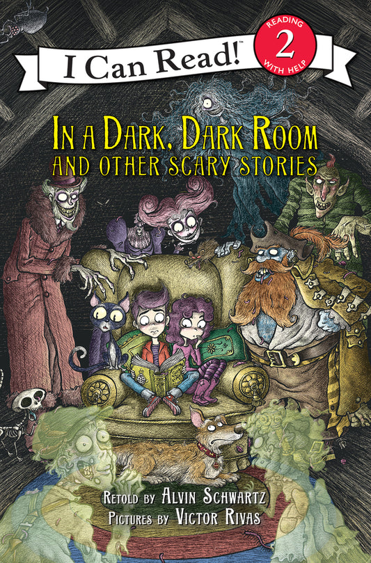 Book cover for In a Dark, Dark Room and Other Scary Stories: Reillustrated Edition. a Halloween Book for Kids