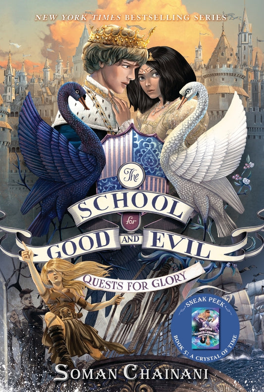 Book cover for The School for Good and Evil #4: Quests for Glory: Now a Netflix Originals Movie