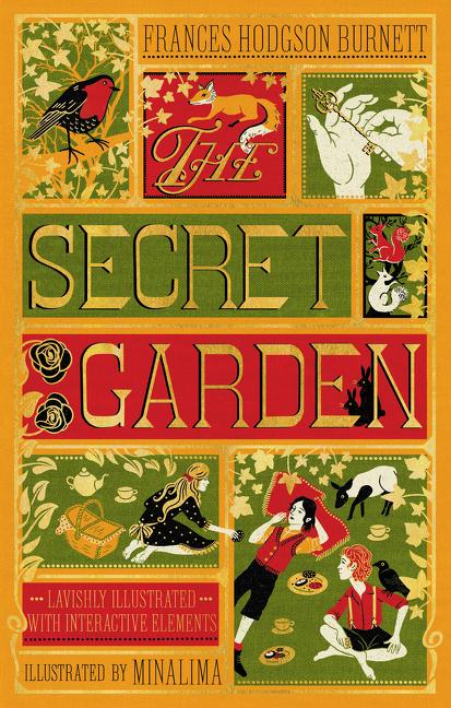 Book cover for The Secret Garden (Minalima Edition) (Illustrated with Interactive Elements)