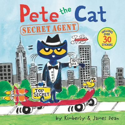 Book cover for Pete the Cat: Secret Agent [With Stickers]