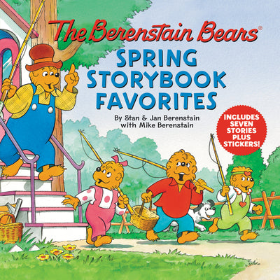 Book cover for The Berenstain Bears Spring Storybook Favorites: Includes 7 Stories Plus Stickers!: A Springtime Book for Kids [With Stickers]