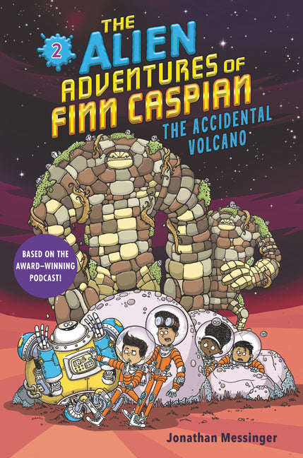 Book cover for Alien Adventures of Finn Caspian #2: The Accidental Volcano