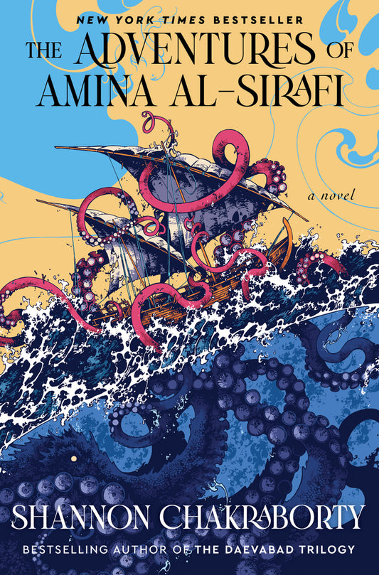 Book cover for The Adventures of Amina Al-Sirafi: A New Fantasy Series Set a Thousand Years Before the City of Brass