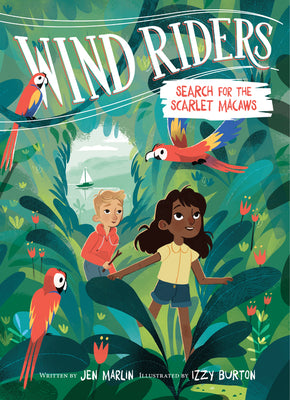 Book cover for Wind Riders #2: Search for the Scarlet Macaws