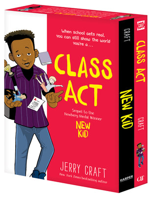 Book cover for New Kid and Class Act: The Box Set