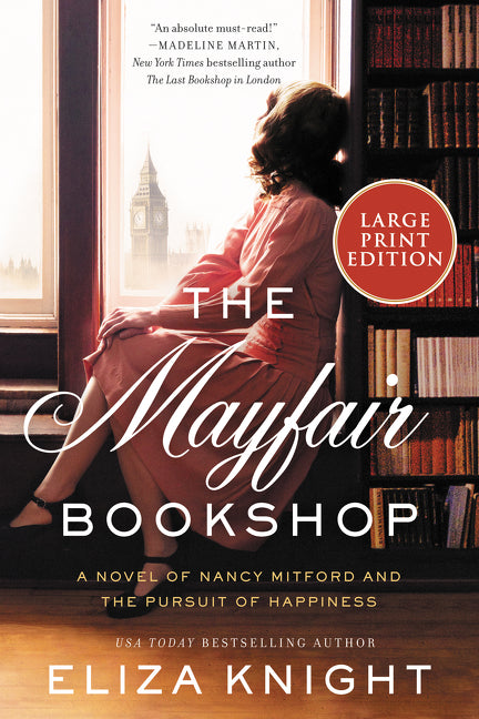 Book cover for Mayfair Bookshop: A Novel of Nancy Mitford and the Pursuit of Happiness