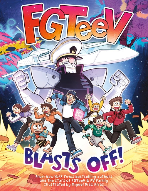Book cover for Fgteev: Blasts Off!: A Graphic Novel